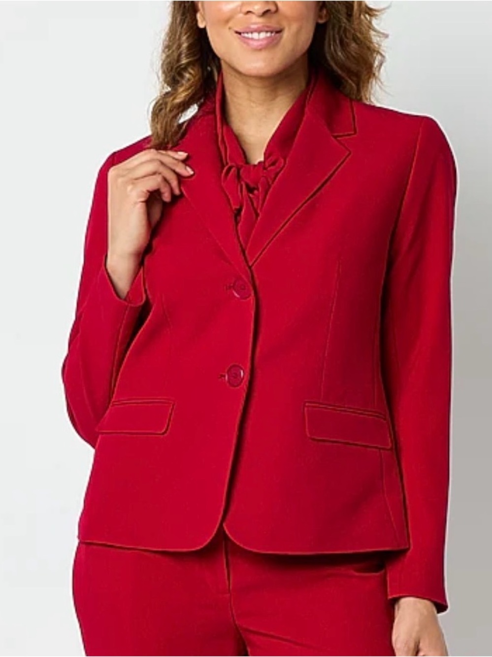 Evan Picone red blazer